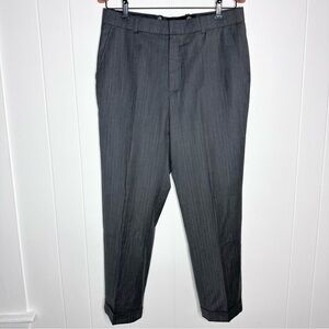 Ravi Sehgal Bespoke Custom Pleated Herringbone Dress Pants/Trousers